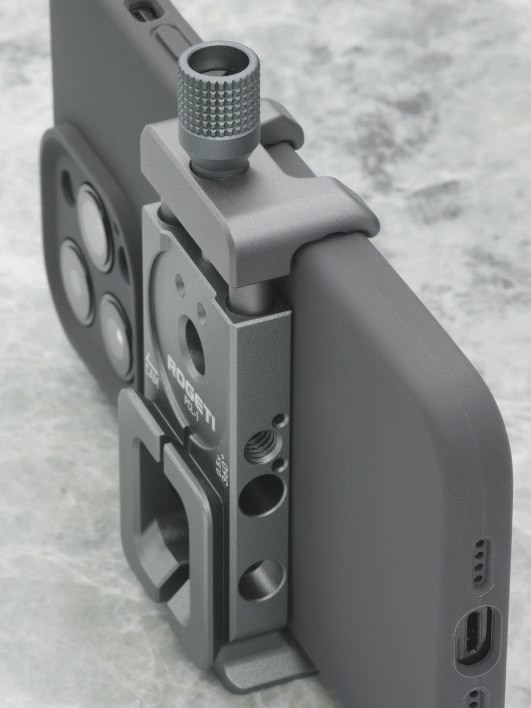 Smartphone Clamp/Cell Phone Holder/iPhone Tripod Mount Adapter